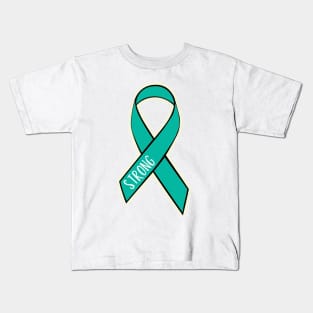 Ovarian Cancer Strong Kids T-Shirt